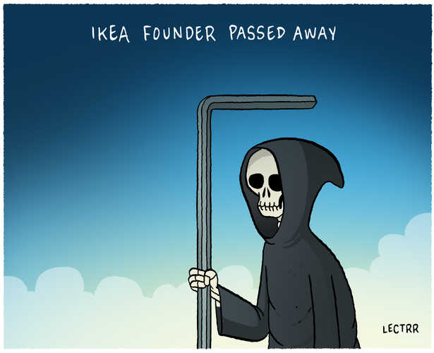 IKEA-founder passed away
